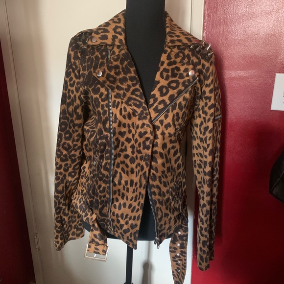 UNIF Leopard Moto Jacket🐆 - Picture 3 of 6